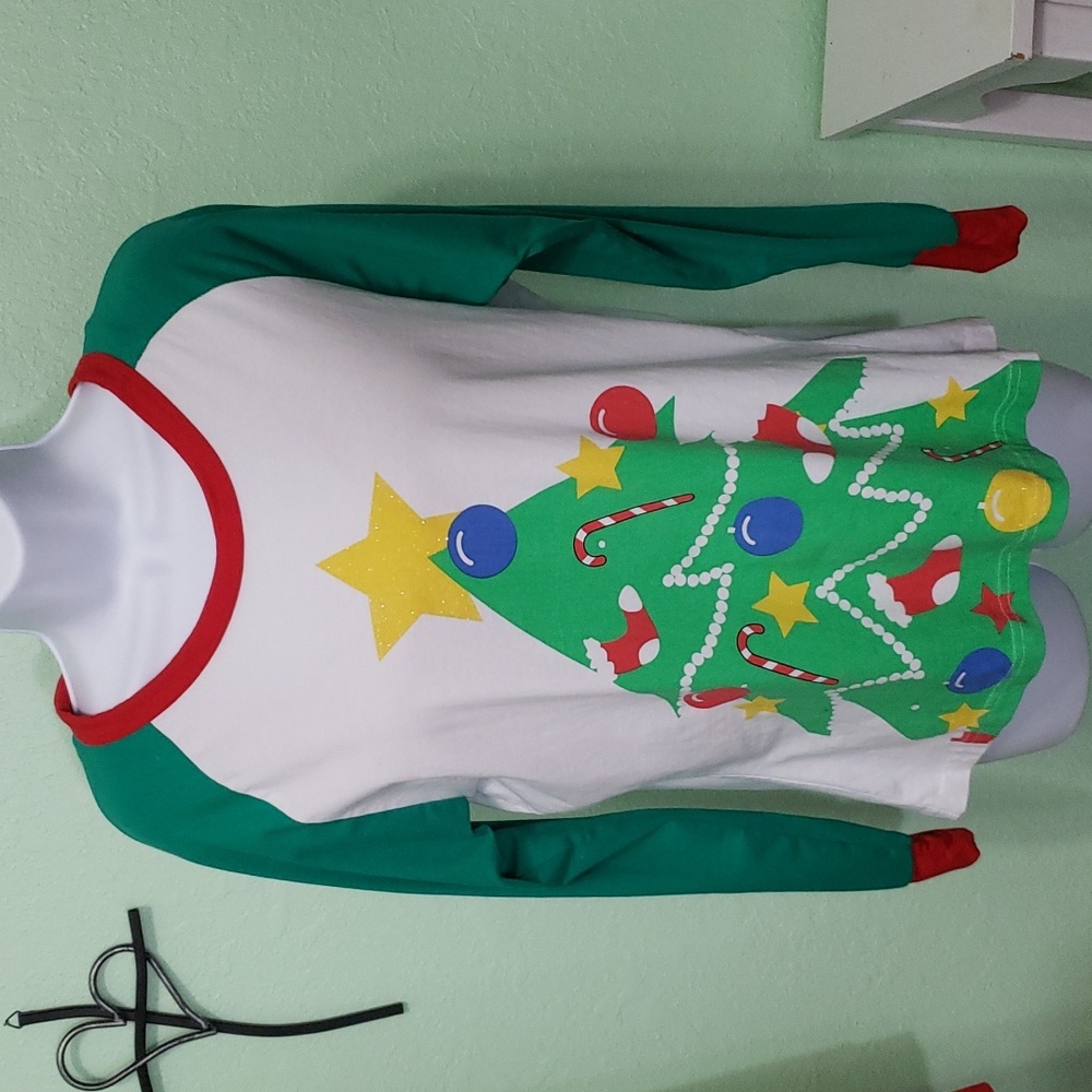 CHRISTMAS TREE pajama top or shirt